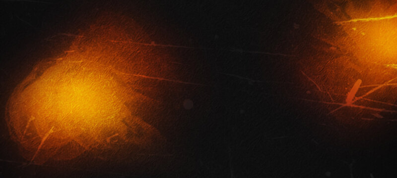 light leak overlay effect background Abstract fiery orange and yellow light energy bursts on a dark gritty textured backdrop, cinematic effect