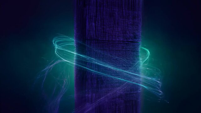 Abstract Digital Light Waves and Vibrant Energy Patterns.