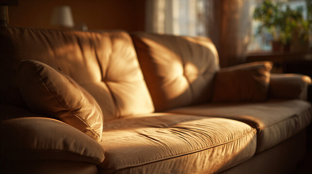 Sofa Indent Evening Light