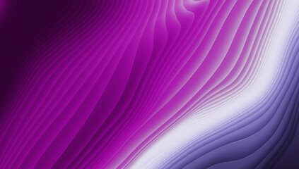 Fototapeta premium Abstract purple and pink silky waves with smooth flowing lines and soft light texture background