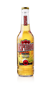 Desperados original tequila flavored beer bottle