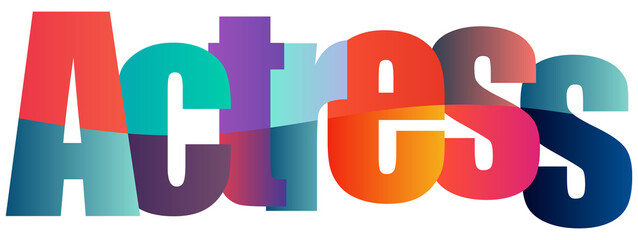 Colorful Gradient Text Design Featuring Word Access With Transparent Background © Sjsgujh