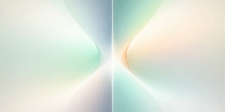 abstract blue and green background with smooth flowing light lines and glowing wave design