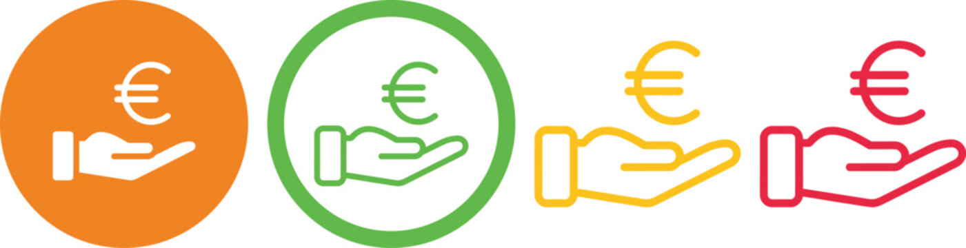 Visual representation of financial transactions and savings concepts