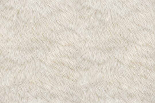 Polar Bear Fur Texture Seamless Pattern. Close-up polar bear coat detail. Arctic mammal fur surface design. Realistic polar bear fur texture background. Detailed wildlife macro close-up. Natural anima