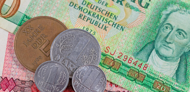 DDR-Geld, M&uuml;nzen und Geldscheine