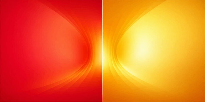 abstract orange background with bright light waves and smooth colorful vector design 