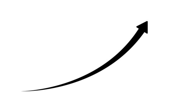 Multiple Upward Facing Chevron Arrows Motion Loop