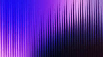 Fototapeta premium Abstract vertical ribbed texture with a gradient of vibrant blue and deep purple hues creating a modern background