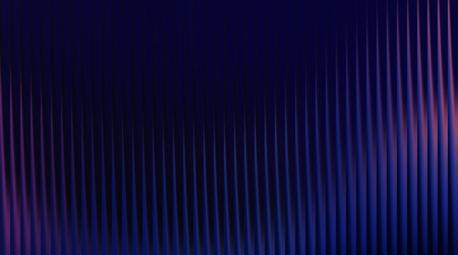 Abstract dark blue and purple vertical ribbed texture with subtle pink and blue light reflections creating a futuristic and modern background
