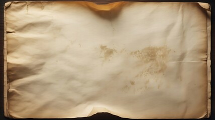 Fototapeta premium A close-up view of a vintage, worn, and aged piece of paper