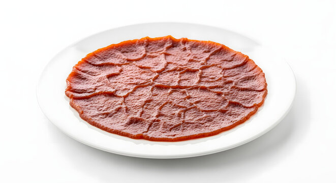 Tklapi on a white plate  
