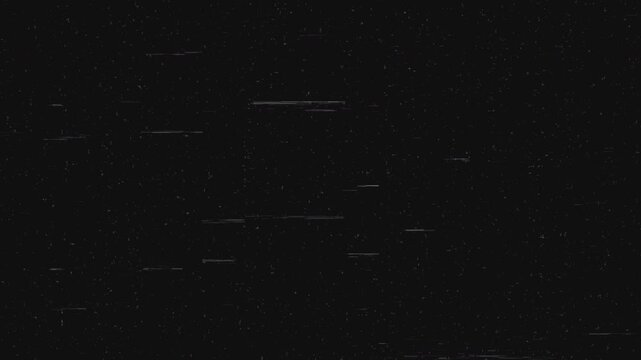 Glitch noise static television VFX with visual stripes background, TV screen noise glitch effect and video overlay for real video editing