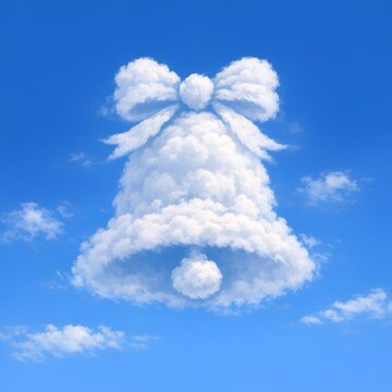 Cloche P&acirc;ques, Printemps ciel