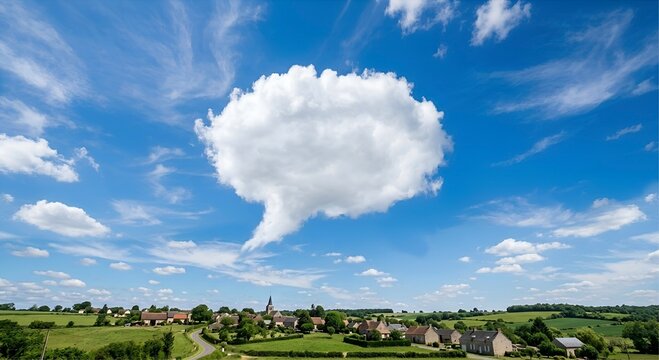 Message c&eacute;leste, Discussion nuage