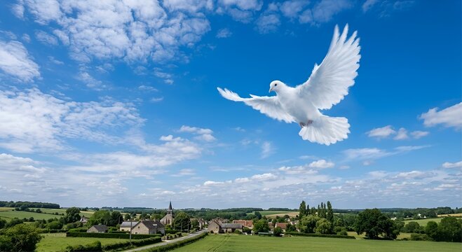 Colombe paix, Vol libert&eacute;