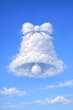 Cloche P&acirc;ques, Printemps ciel