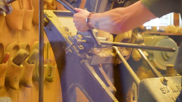 man working in a workshop
