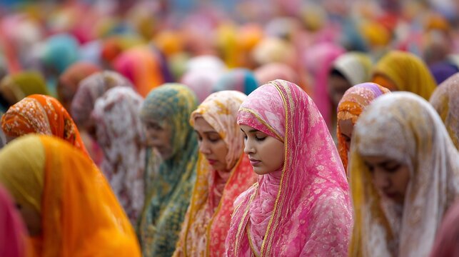 Textured veils, soft focus, chromatic harmony