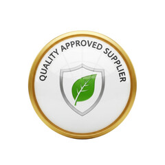 Obraz premium Quality Approved Supplier Badge