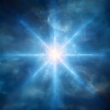 Soft Blue White Blurred Gradient Background
