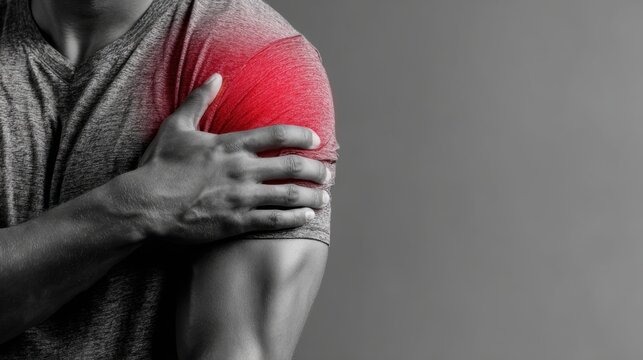 Pain felt in shoulder area during daily activities at home in the afternoon
