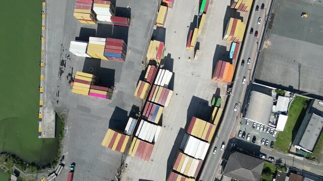 Imagens Aereas do Complexo Portu&aacute;rio de Itajai Santa Cataina Cont&ecirc;iner