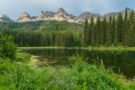 lake in the mountains
