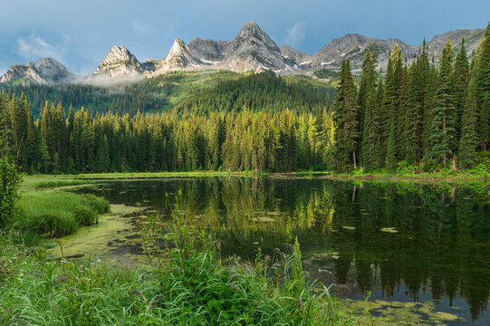 lake in the mountains