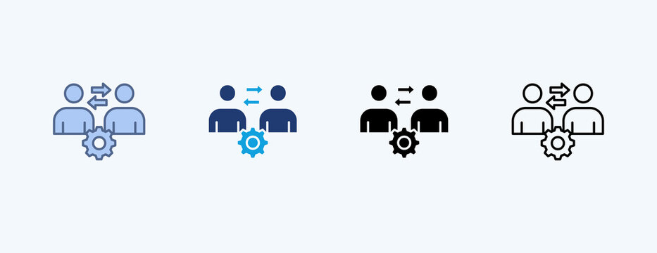 Communication Skills Multiple Icon Illustration Vector