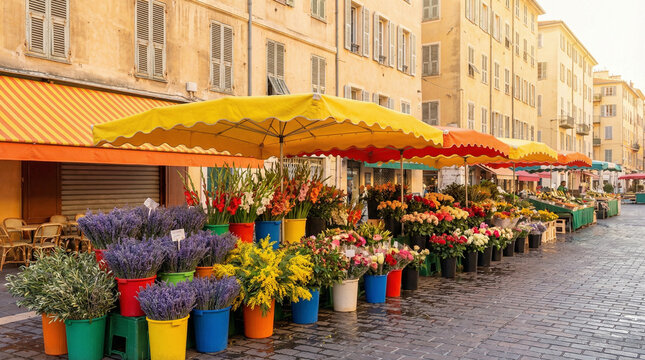 Flower-Draped Alley Staircase in Lisbon Alfama Morning Light