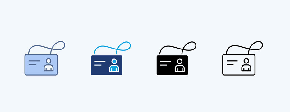 Id Card Outline Icon