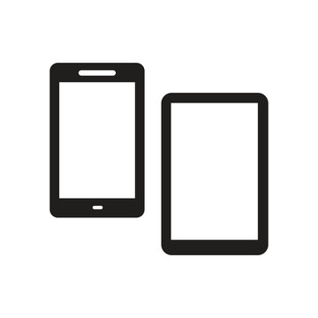 Mobile and Tablet Icon , Smartphone and Tablet Device Vector Symbol,Mobile Devices Icon , Smartphone Tablet Vector Symbol..eps