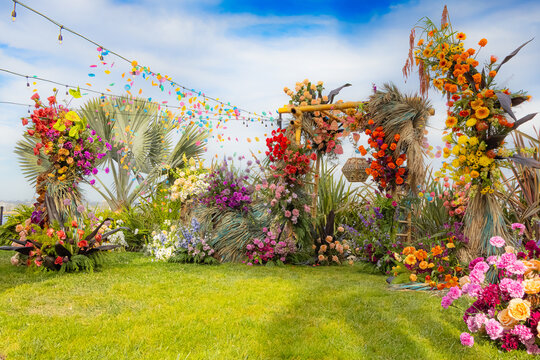 Flower pop up Shelter Island San Diego California April 5 2025 