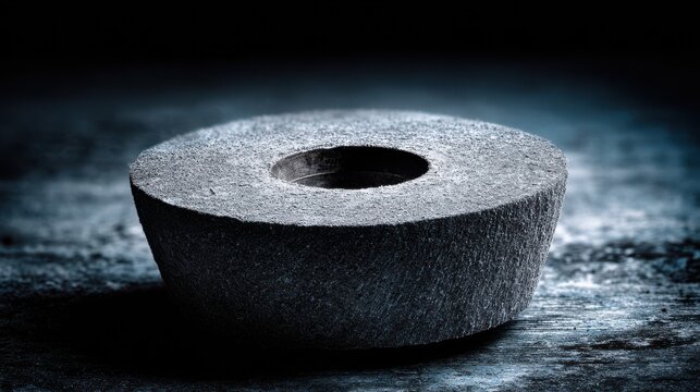 Industrial Grinding Wheel with Abrasive Texture