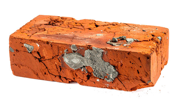 Rustic old brick close-up &acirc;&euro;&ldquo; detailed macro shot