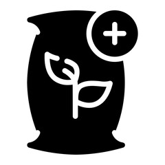 fertilizer glyph icon © afif