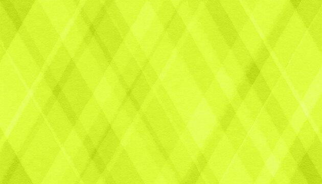 耳付きの和紙を重ねて描いた、さわやかグリーンの菱形模様