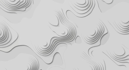 Fototapeta premium Abstract Topographic Contour Lines Background, Minimalist Topography Map, 3D Topographic Map