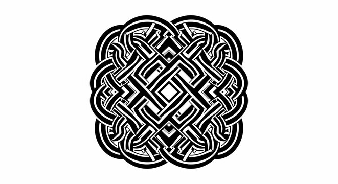 Celtic knot ornament design