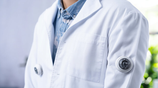Trustworthy Medical Professional in Lab Coat Providing Expert Patient Care in a Healthcare Setting
