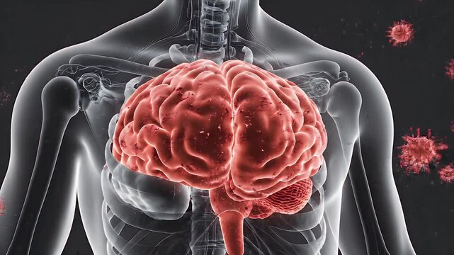 3D CGI Medical Animation Illustrating Mitochondria Energy Production Within Cellular Structures