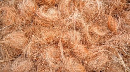 Obraz premium Eco-Friendly Coconut Fibre Texture: Organic, Natural Materials for Sustainable Crafts and Interior Design