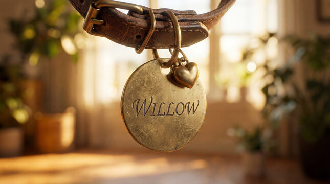 National Pet Day pet ID tag name collar engraved personalized identity care warmth editorial magazine cover website banner content