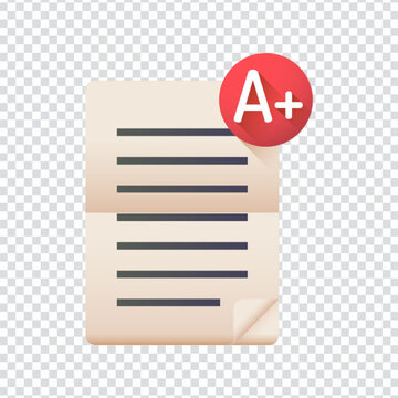 Exam Test Paper Icon