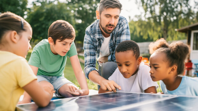 Hands-on Science Activities in Nature: Elementary Students Explore Solar Energy and Sustainability Outdoors