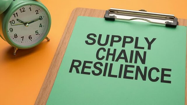 Supply chain disruption risk control vital for global economic stability conflict management maintaining resilience reducing impact on business operations logistics and clipboard strategies