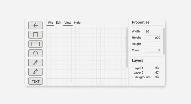 Computer software interface design elements.