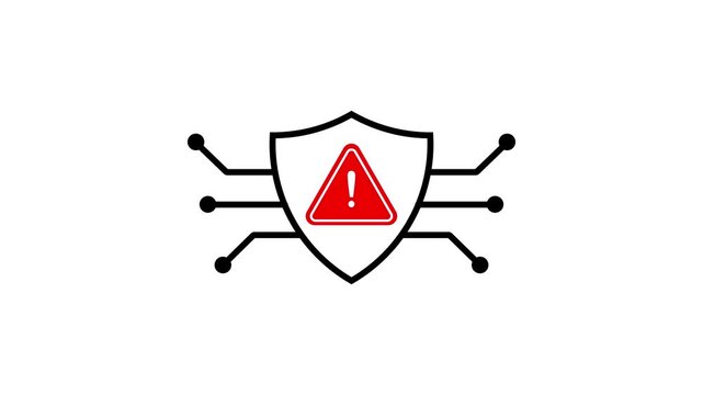 Red diamond shape inside a gray geometric frame against white background