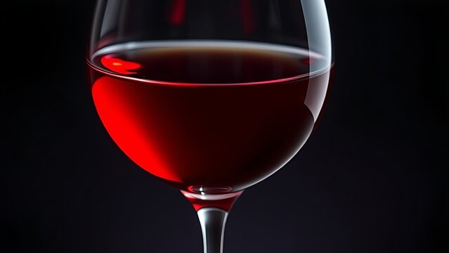 ventriloquist. Elegant goblet glass with red wine against dark sophisticated background. bar promotions, beverage menus, designed for product packaging and bar promotions, used by it administrators.